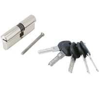 Цилиндровый механизм Аллюр HD F 80-5К CP 40x40, хром, перф. ключ 16251