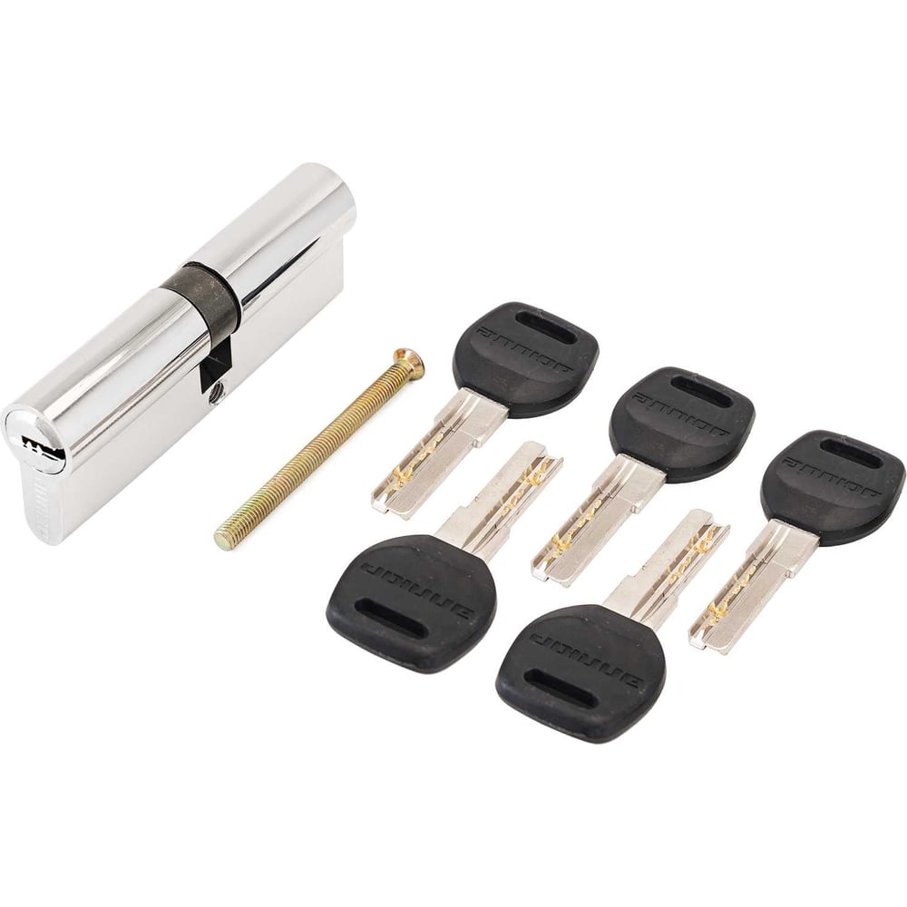 Цилиндровый механизм Аллюр HD F 70-5К CP 30x40, хром, перф. ключ 16248 ...