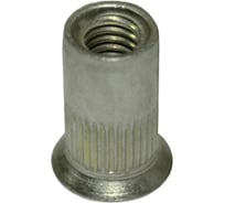 Заклепка-гайка ЦКИ м8, потайная, рифленая, А2, bralo, 10 шт. 35706