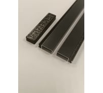 Комплект рамный алюминиевый для москитной сетки с соединителем KOMFORT москитные системы серый 1990 мм 2 шт КРАС5486