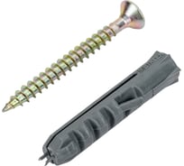 Набор крепления плинтусов VIPкрепеж 8/40 дюбель с усами 15шт/15шт 23004 VIP