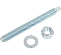 Шпилька для химических анкеров HIMTEX 5.8 кл. пр. с гайкой и шайбой М12x120 5 шт SKA12120