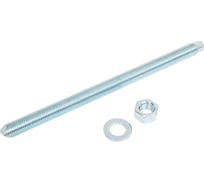 HIMTEX Шпилька для хим.анкеров 5.8 кл.пр. с гайкой и шайбой М16x260 2шт SKA16260