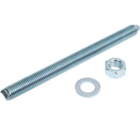 HIMTEX Шпилька для хим.анкеров 5.8 кл.пр. с гайкой и шайбой М24x300 SKA24300