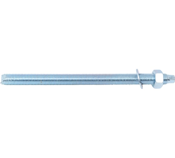 HIMTEX Шпилька для хим.анкеров 5.8 кл.пр. с гайкой и шайбой М20x300 SKA20300