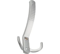 Крючок мебельный Trodos ZY-212А 3-рожковый, сплав ЦАМ, хром матовый 302105