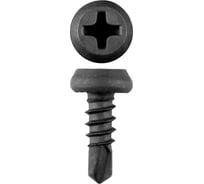 Саморезы со сверлом Зубр оксидированные по листовому металлу до 2 мм, п/цилиндр PH2, 3,8x11 мм, ТФ0, 22000 шт 4-300130-38-11