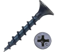 Саморез для крепления ГКЛ к дереву МЕТАЛЛСЕРВИС 4,2x75/76 100 шт., короб МС 1246747