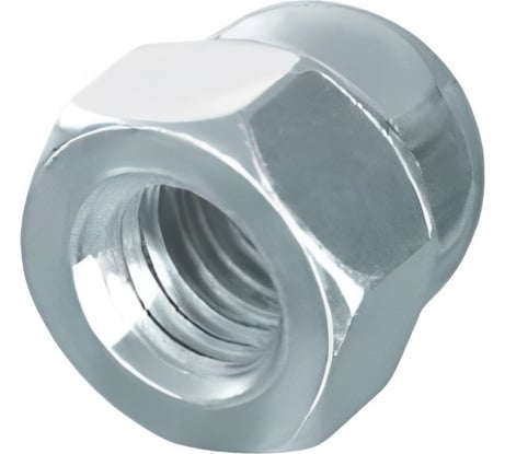 Гайка МЕТАЛЛСЕРВИС М10 DIN 1587 колпачковая, оцинкованный, 1 шт. МС 1240350