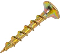 Саморез для крепления ГКЛ к дереву МЕТАЛЛСЕРВИС, желтый цинк 3,5x25 250 шт. МС 1265550