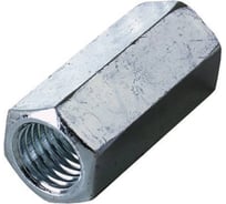 Гайка МЕТАЛЛСЕРВИС M8 DIN6334 соединительная, оцинкованный, 57 шт. МС 1240382