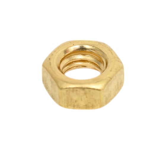 Гайка шестигранная DINFIX DIN 934 , латунь М 5 2 шт 00-0004531