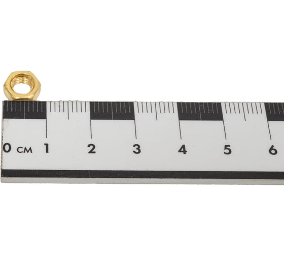 Гайка шестигранная DINFIX DIN 934 , латунь М 5 2 шт 00-0004531