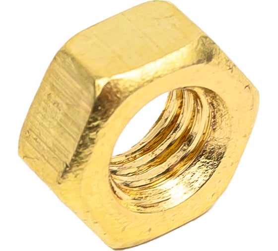 Гайка шестигранная DINFIX DIN 934 , латунь М 6 2 шт 00-0004535