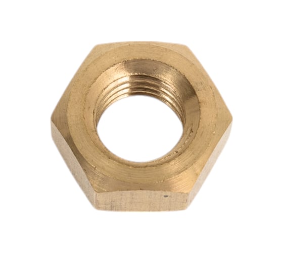 Гайка шестигранная DINFIX DIN 934 , латунь М 12 5 шт 00-0004548