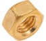 Гайка шестигранная DINFIX DIN 934 , латунь М 6 5 шт 00-0004536 3