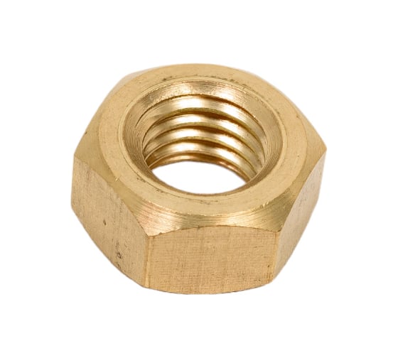 Гайка шестигранная DINFIX DIN 934 , латунь М 12 50 шт 00-0004549