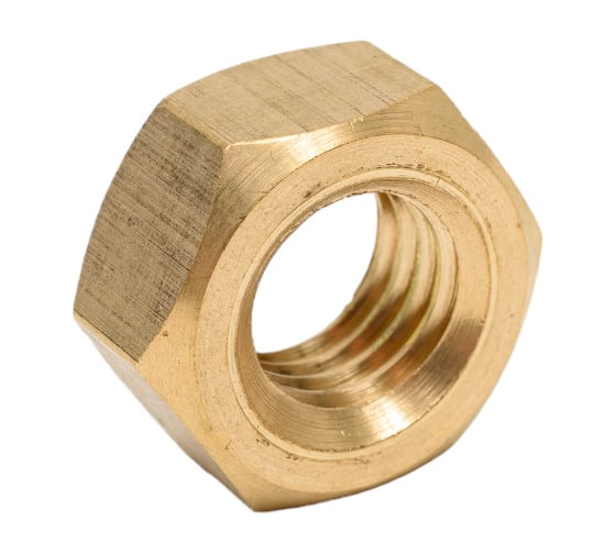 Гайка шестигранная DINFIX DIN 934 , латунь М 12 50 шт 00-0004549