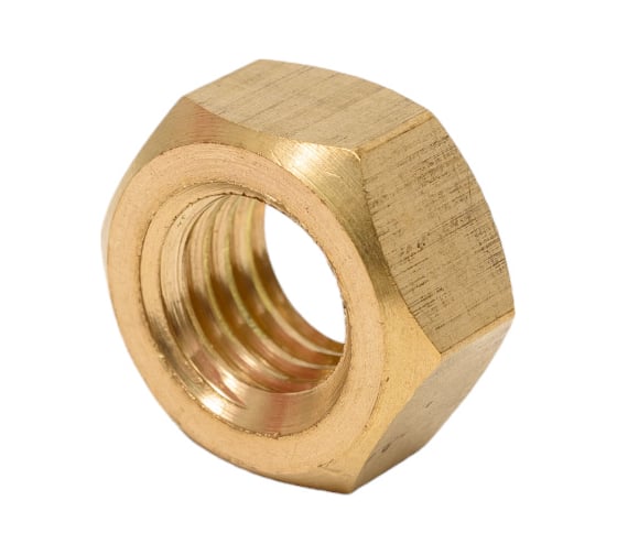Гайка шестигранная DINFIX DIN 934 , латунь М 12 50 шт 00-0004549