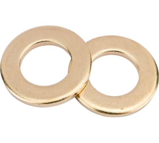 Шайба круглая без фаски DINFIX DIN 125А , латунь М 6 50 шт 00-0004557 1