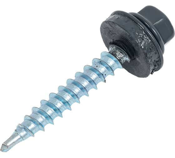 Кровельный саморез Daxmer 4,8x35 мм, RAL 7016, сверло №1, 250 шт. 00000328571