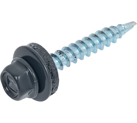 Кровельный саморез Daxmer 4,8x35 мм, RAL 7016, сверло №1, 250 шт. 00000328571