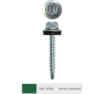 Кровельный саморез Daxmer 4,8x50 мм, RAL 6029, сверло №1, 150 шт. 00000305707