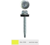 Кровельный саморез Daxmer 4,8x29 мм, RAL 1016, сверло №1, 250 шт. 00000317197