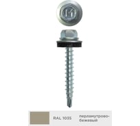 Кровельный саморез Daxmer 4,8x35 мм, RAL 1035, сверло №1, 250 шт. 00000312609