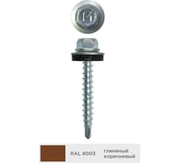 Кровельный саморез Daxmer 4,8x29 мм, RAL 8003, сверло №1, 250 шт. 00000316483