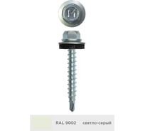 Кровельный саморез Daxmer 4,8x35 мм, RAL 9002, сверло №1, 250 шт. 00000303945