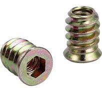 Втулка резьбовая с потайным фланцем Море Метизов M6x10x15 мм, 250 шт. VTULM61015F250M