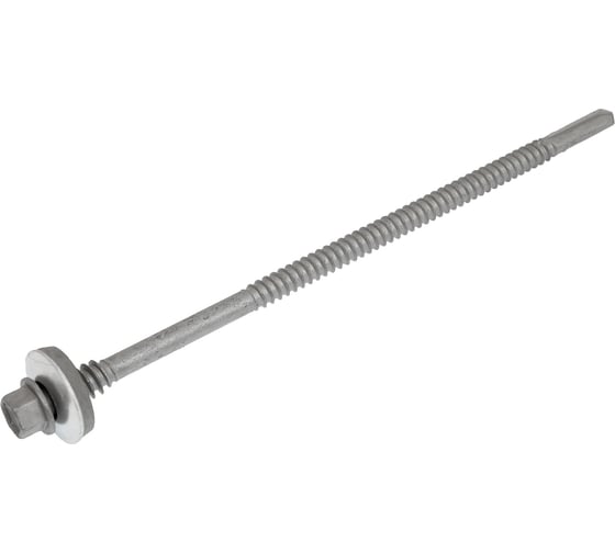 Самосверлящий винт Skreppro SsWp(EPDM) 16х5.5(6.3)х140 (дакромет), 100 шт. 4680635460057