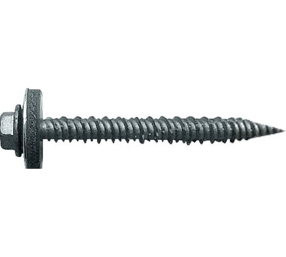 Винт по бетону Skreppro ScWp(EPDM)-6,3x55 Дакромет, 1500 шт. 4680635460354 1