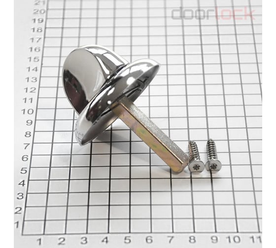 Поворотная кнопка Doorlock DL TK07/8/65/P SN матовый никель для задвижек, шпиндель 8x65 мм 73377