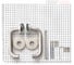 Ручка Doorlock DL 038/F-S9/55 U-form Rt нержавеющая сталь универсальный монтаж, DLshtift, розетка 55 мм, шпиндель 9 мм, OEM 73327 3