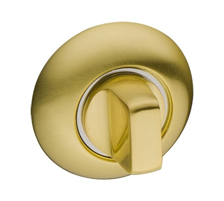 Круглая дверная завертка KERRON матовое золото DN7900 SG/CP