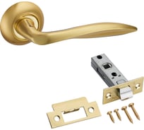 Межкомнатный комплект KERRON №3, матовое золото/золото KM-9003 SG/GP