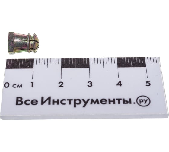 Дюбель мебельный металлический бусола Element М6 цинк 4 шт 131530