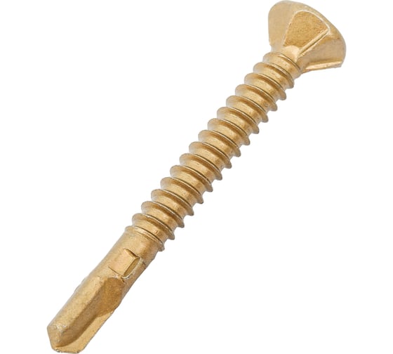 Саморез TULSTOR Wing Screw флюгель, дерево-металл, желтый антикор 1000+; TX 30 5,5_50 уп.300шт 904339