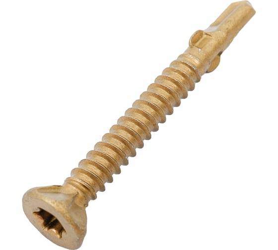 Саморез TULSTOR Wing Screw флюгель, дерево-металл, желтый антикор 1000+; TX 30 5,5_50 уп.300шт 904339