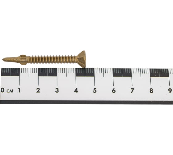 Саморез TULSTOR Wing Screw флюгель, дерево-металл, желтый антикор 1000+; TX 25 4,8x45 уп.400шт 904336