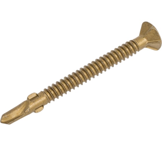 Саморез TULSTOR Wing Screw флюгель, дерево-металл, желтый антикор 1000+ TX 30 6,3x70 уп.150шт 904338