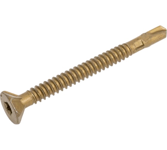 Саморез TULSTOR Wing Screw флюгель, дерево-металл, желтый антикор 1000+ TX 30 6,3x70 уп.150шт 904338