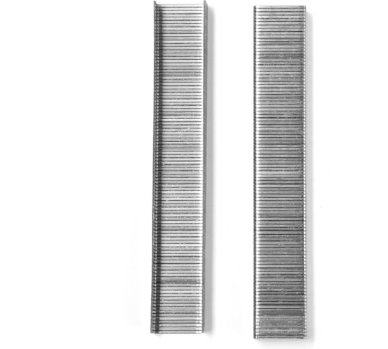 Скобы для степлера ТУНДРА закаленные, тип 53, 11.3x0.7 мм, 6 мм, 1000 шт. 1112949