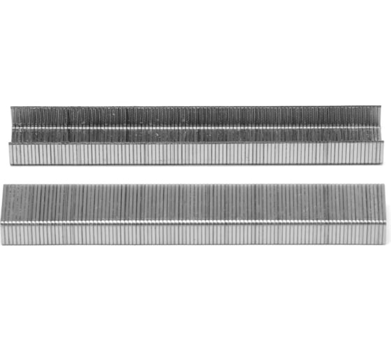 Скобы для степлера ТУНДРА закаленные, тип 53, 11.3x0.7 мм, 6 мм, 1000 шт. 1112949