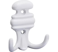 Крючок вешалка Element модель 13.090 белый 1 шт 128530
