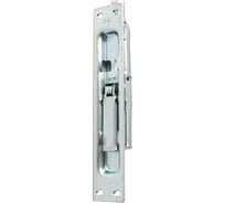 Шпингалет торцевой Doorlock NF123.1 оцинкованный, длина хода 18 мм, планка 25x160 мм, резьба М8 06370