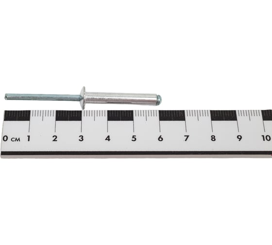Заклепки алюминиевые KUBIS 4.8x28 мм (толщина 21.5-23.5 мм), 50 шт 01-04-4828