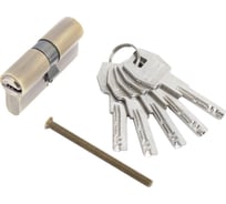 Цилиндровый механизм Стандарт MAX 60 (30x30) AB 5 ключей перф., ключ/ключ 16017